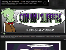Tablet Screenshot of cthulhuslippers.com